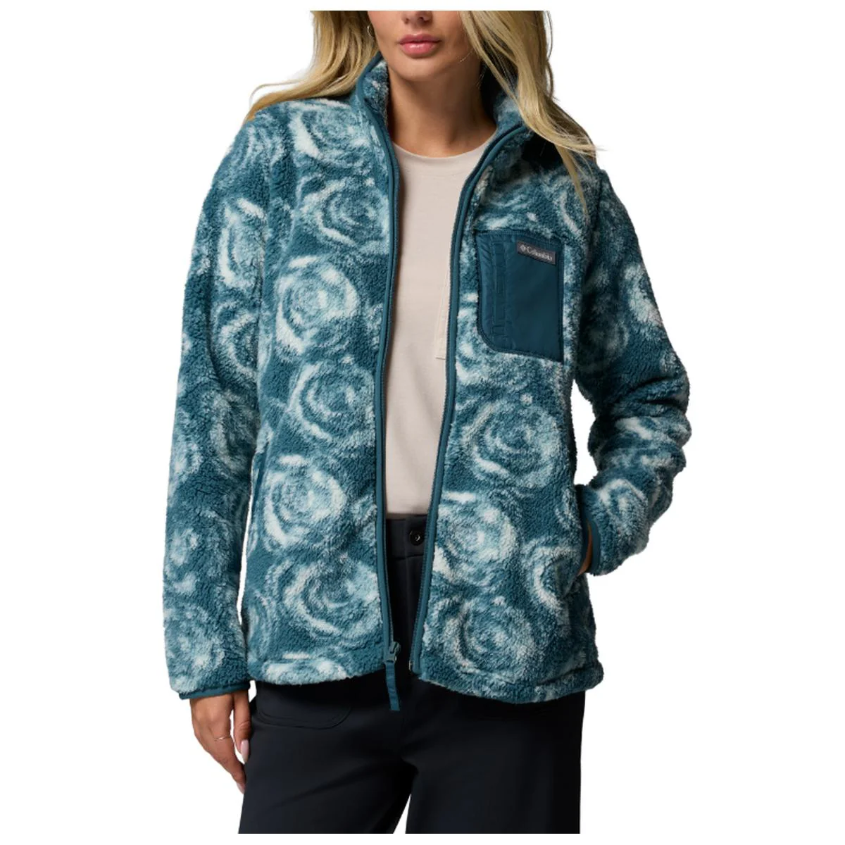 Women's West Bend Print Full Zip II Fleece Jacket 208585 - Image 4